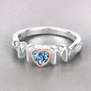 0.52 Carat Genuine Swiss Blue Topaz .925 Sterling Silver Ring