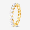 3.00 Carat Lab Grown Diamond 14K Yellow Gold Ring