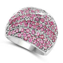 2.97 Carat Genuine Ruby .925 Sterling Silver Ring