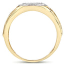 0.24 Carat Genuine White Diamond .925 Sterling Silver Ring