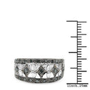 0.29 Carat Genuine Blue Diamond .925 Sterling Silver Ring