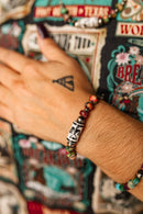 Rainbow Jasper Thunderbird Paperclip Chain Bracelet