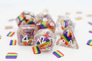 Foam Brain Games Pride Flag RPG Dice Set