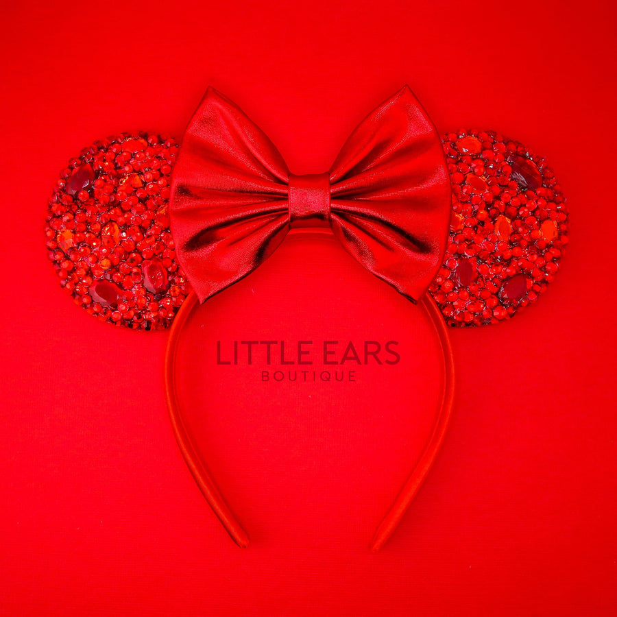 Red Sparkle Mickey Ears