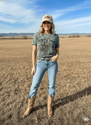 Reindeer North Pole Rodeo Graphic Tee