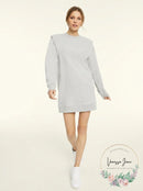 Inc Long-Sleeve Knit Mini Dress, Size Medium