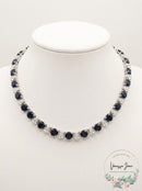 Carolee Silver-Tone Stone and Crystal All-Around Collar Necklace