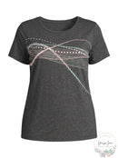 Ideology Womens Plus Lightweight Fitness T-Shirt, 2X