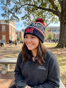 NCAA Mississippi Old Miss Rebels Calgary Cuff Knit Hat, One Size, Red/Black