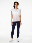 Ideology Women's Dip-Dyed T-Shirt, Size Large