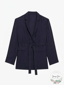 Theory Womens Notch-Collar Jacket, Size 0