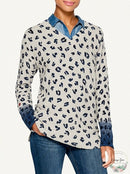 NIC+ZOE Vital Ii Animal Sweater, Size XXL