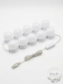 Vanity Lights for Mirror,Premtess Hollywood Style Vanity Lights with 10 dimmable