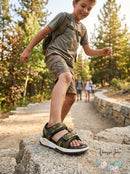 Steve Madden Camo Double Strap Active Big Boys BHomer Sandals