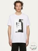 Hugo Hugo Boss Mens Picture in Picture Graphic T-Shirt Size, XL