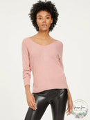 Bar III Wear 2 Ways Twist Sweater, Size Medium