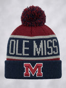 NCAA Mississippi Old Miss Rebels Calgary Cuff Knit Hat, One Size, Red/Black