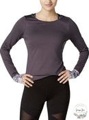 Jessica Simpson The Warm Up Juniors Open-back Compression Top, Large