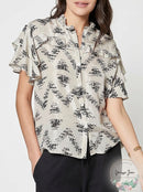Joie Sidera B Silk Top, Size Small