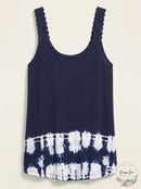 Layla Women's Printed Tank Pajama Top, Size Medium