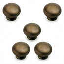 Hickory Hardware Cottage 1-1/8 Inch Mushroom Cabinet Knob, 5 Pack