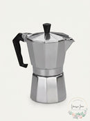 COFFEEDDICTED Stovetop Espresso Maker 6 Cup Silver