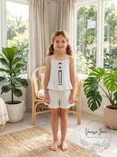 Epic Threads Girls 2-Pc. Striped Tank Top and Shorts Set, Size Small