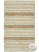 Vcny Home Cotton Jute Tufted Flatweave Scatter Rug – 27 x 45