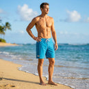 Kanu Mens Board Shorts - Blue - Size Small
