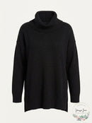 Bar III Womens Black Long Sleeve Turtle Neck Sweater,Size XS
