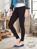 HUE Ultra Tummy Shaping Legging Womens Casual Pants, Size Small