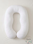 Cheer Collection Hypoallergenic Down Alternative Pregnancy U Shaped Body Pillow