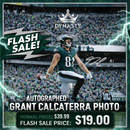 Grant Calcaterra First Touchdown Philadelphia Eagles Autographed 8" x 10" Football Photo