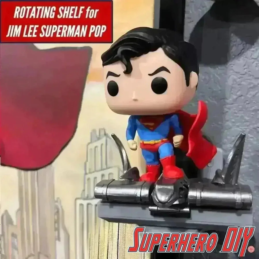 Rotating Shelf for Jim Lee Superman Funko Pop