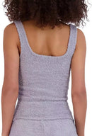 Steve Madden Womens Scoop-Neck Chenille Sleep Tank Top