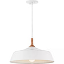 Kichler Lighting 43683WH Danika 1 Light 16 inch White Pendant Ceiling Light