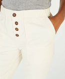 Free People Cadet Pull-on Joggers, Ivory, Size Large