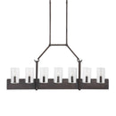 Uttermost Pinecroft 7 Light Island Linear Pendant in Burnished Bronze, 47.25 in.