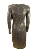 Betsy Adams Womens Sequined Cinched Dress, Size 14