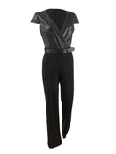 Lauren by Womens Belted Glitter Jumpsuit, Size 6