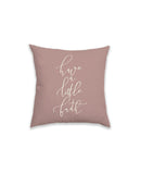 Morgan Home Typography 18×18 Decorative Pillow