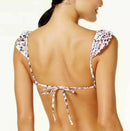 Hula Honey Juniors Cheetah Swirl Ruffled Push-Up Bikini Top