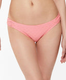 Jessica Simpson Sweet Tooth Solids Shirred Hipster Bikini Bottoms