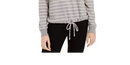 Ultra Flirt Juniors Striped Drawstring-Hem Top