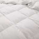 Unikome Oversize Lightweight White Down Blanket with Satin Trim, Full - White