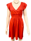 Roxy Juniors Cotton Smocked Fit & Flare Dress, XL