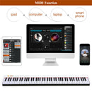 88-Key Portable Full-Size Semi-weighted Digital Piano Keyboard