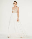 Speechless Juniors Embellished Tulle-Underlay Gown, Size 11