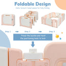 16 Panels Baby Safety Playpen with Drawing Board