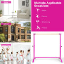 51 Inch Ballet Barre Bar with 4-Position Adjustable Height